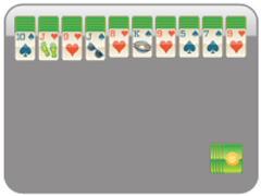 Play Spider (2 Suit) Solitaire